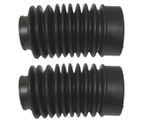 Fork Gaitors British Black 160mm Long Top 42mm Bottom 62mm (Pair)