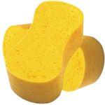 2X Jumbo Car Cleaning Sponges Anti-Scratch Wash for Bodywork & Windows Yellow