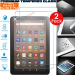 2x TEMPERED GLASS Screen Protector for Amazon Fire HD 8" HD8 Kids 2024 2022 2020