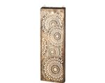 Bronze Garden Wall Art Solar Light Panel Light Up Garden Wall Decoration 60cm
