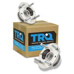 TRQ Front Left and Right Wheel Bearing and Hub Assembly Set 2 Piece
