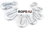 Fixed Eye Grab Hook Hooks Lifting Galvanised Steel Rope Chain Cord 5 mm - 12 mm