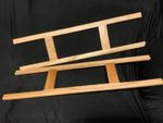 Pair of standard  straight ash canoe seat frames 