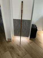 Irish Blackthorn Hiking/Treking Pole 140cm with brass ferule.