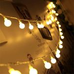 10M Small Ball Fairy Lights Globe String Lights USB/Battery Operated for Garden