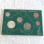 AUSTRALIA 1966 6 COIN YEAR SET WITH SILVER - cased