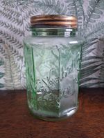 RARE VINTAGE WM.S.Kimball & Co, Rochester NY Tobacco Cigar Jar Original Lid. A2