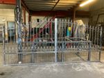 Custom made driveway gates. PJN23