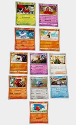 Pokémon TCG Nintendo 10-Card Mixed Lot Japanese Darkness Ablaze Gossifleur