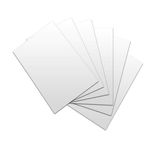 Blank Sublimation Gloss White Aluminium Sheets Heat Press Thickness: 0.5mm