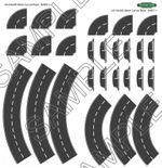 Corners - OO Gauge - 66mm wide Road - Model Railway