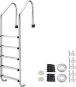 Stainless Steel Swimming Pool Ladder 2 3 5 Step Inground Above Ground Anti-Slip