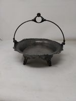 Vintage Silver M S Benedict Quadruple Plate Dish With Handle E.P.N.S. 