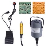 380W 220V Professional Hanging Flex Shaft Electric Grinder Carver Black&Silver