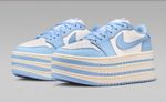 Nike Air Jordan 1 Low Triple Stack Psychic Blue UK 8.5