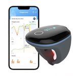 ViATOM O2 Ring Pulse Oximeter Black Bluetooth App Track SpO2 Heart Rate