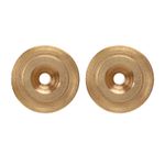 2Pcs Guitar Strap Lock Flat Round Head Metal Button Retainer Straplock Acces BLW