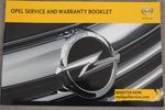 Opel Vauxhall Service and Warranty Booklet "without entries" July 2013