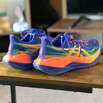 ASICS Superblast 3 Running Trainers Mesh Cushioned Blue/Orange/Green UK 7