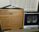 AIRMSEN TDQR03A Portable Freestanding Dishwasher White/Black Hot Air Drying