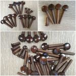 Violin Pegs Rosewood Ready Twisted / Violin Pegs Rosewood Fine Pre-Shaped