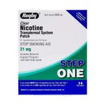 Rugby 21mg Nicotine Transdermal System Patch - 14 Count Step One