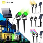 LED Solar Spot Lights Wall Lights Garden Light Outdoor Yard Flood Light Lamps UK