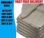 Cotton Twill Dust Sheets – Heavy Duty | Painter Decorator Drop Cloths All Sizes
