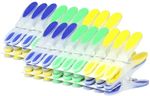 STRONG PLASTIC CLOTHES PEGS CLIPS PINE WASHING LINE AIRER DRY LINE HOME GARDENS