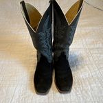 Horsepower Top Hand Men’s Western Cowboy Boots Black Suede 9.5D HP9502 roughout
