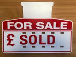 Car Sales Signs/Price Boards, PLUS Number Sheets (Red) (10)