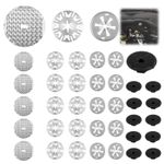 35 Pcs Exhaust Heat Shield Repair Kit, 30mm Manganese Steel Car Shield Fast Del
