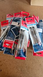 16 x Wholesale Set Of 2 Erichkrause Ball Point Pens Black Ink School Office Set