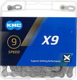 KMC 9 Speed Chain X9 Silver 116 Link Stretch-proof MTB Bicycle Road Univesal New