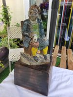 Pair of Robert Burns Victorian Cast Iron Door Stops