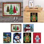 20''x15'' Christmas DIY Latch Hook Kit Embroidery Cross Stitch Xams Rug Carpet