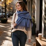 Decorative Woven Tassel Scarf Winter Wool Cashmere, for Daily Wear - for Style