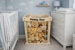 Cuddly Toy / Teddy Storage - Zoo Cage - Toy Box - Wooden