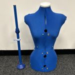 Vintage Unbranded Blue Tailors Dressmaking Mannequin *For Spares & Repairs*