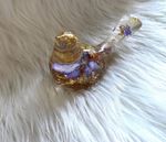 Memorial cremation ashes Resin Robin bird keepsake - funeral flowers 