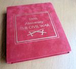 GB 350th Anniversary of Civil War Benham silk cover collection in special album