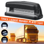 6 LED Universal Rear License Number Plate Light Lamp Fit Truck SUV Trailer Lorry