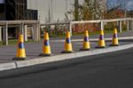 NO WAITING/PARKING TRAFFIC CONES - HEAVY DUTY 450 MM  1 TO 400 PACKS  IN STOCK