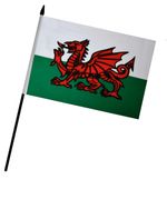 Wales Hand Flag (9" x 6")