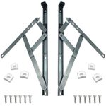 uPVC Universal Window Hinge Kit Double Glazing Friction Stay PVC 13mm 17mm Stack