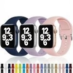 For Apple Watch Strap Silicone Band Series 9 8 7 6 5 4 3 SE 38 40 41 42 44 45 mm