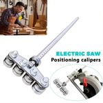 Stainless Steel Circular Saw Guide Rail w/ Rollers Precision Cutting Track UK