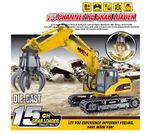 Huina 1571 1:14 Scale Metal RC Grabber Excavator Construction Vehicle Toy gI