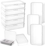 8pcs Playing Card Case, Clear Playing Card Box, Plastic Card Storage