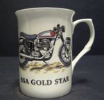 1 Mug BSA GOLDSTAR MOTORBIKES Fine Bone China Mug Cup Beaker